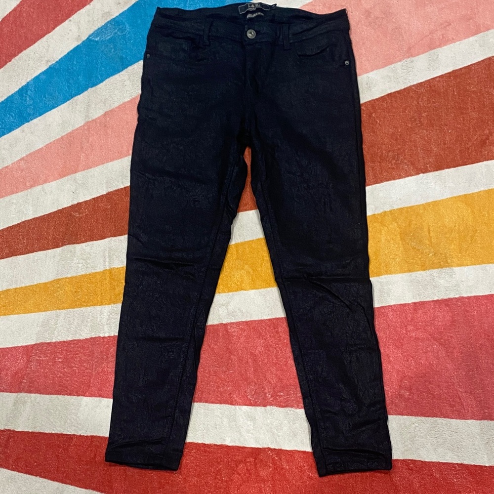 3/$10 L&B Women's black Skinny Jeans midrise size 8 LUCKY AND BLESSED